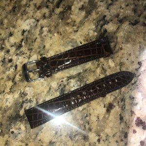 Michele alligator watch band 18”